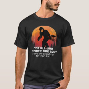 Bigfoot Disc Golf Sasquatch Chain Tosser Funny Big T-Shirt
