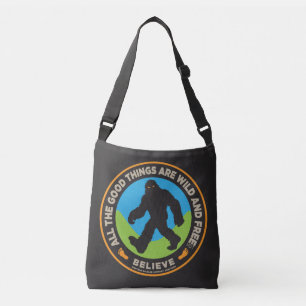 Bigfoot Draw String Backpack. Crossbody Bag