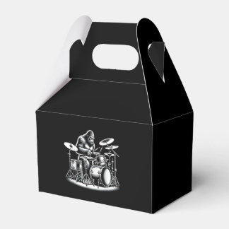 Bigfoot Drummer Sasquatch Playing Drums Musician B Favour Box