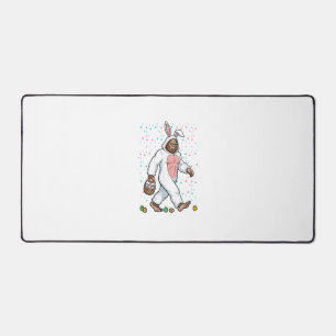 Bigfoot Easter Bunny Costume Funny Sasquatch Men W Desk Mat