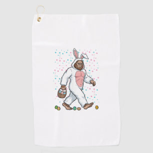 Bigfoot Easter Bunny Costume Funny Sasquatch Men W Golf Towel