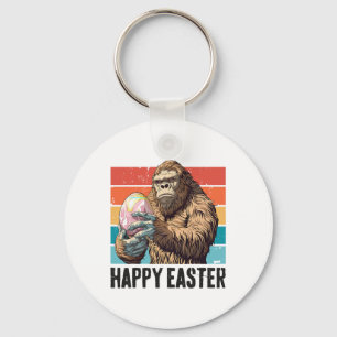 Bigfoot Easter Egg Happy Easter Day Bigfoot Lover Key Ring