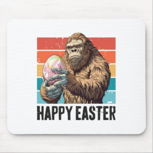 Bigfoot Easter Egg Happy Easter Day Bigfoot Lover Mouse Pad