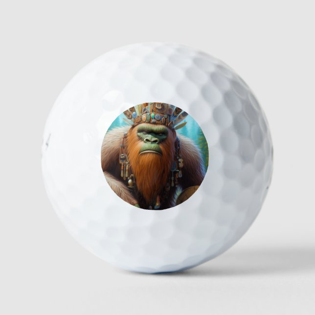 Bigfoot Eco Warrior Golf Balls (Front)