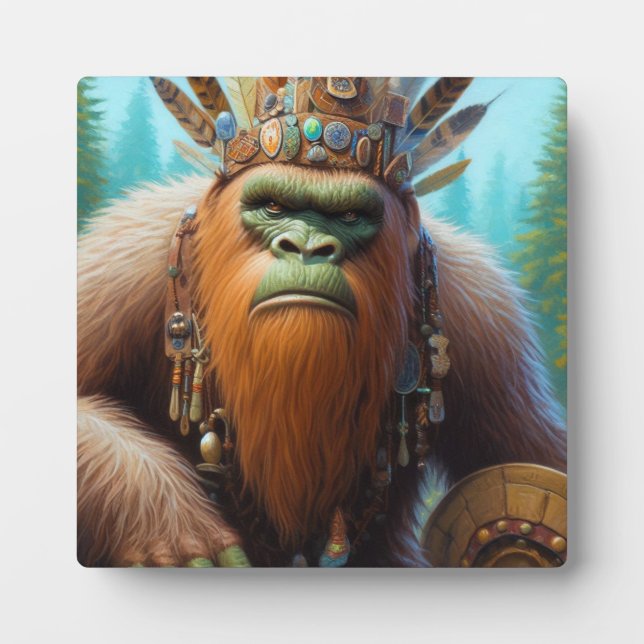 Bigfoot Eco Warrior Plaque (Front)