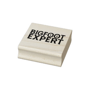 Bigfoot Expert Rubber Stamp