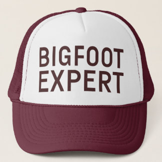 BIGFOOT EXPERT slogan hat