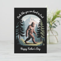 Bigfoot Father's Day Sasquatch Funny Dad