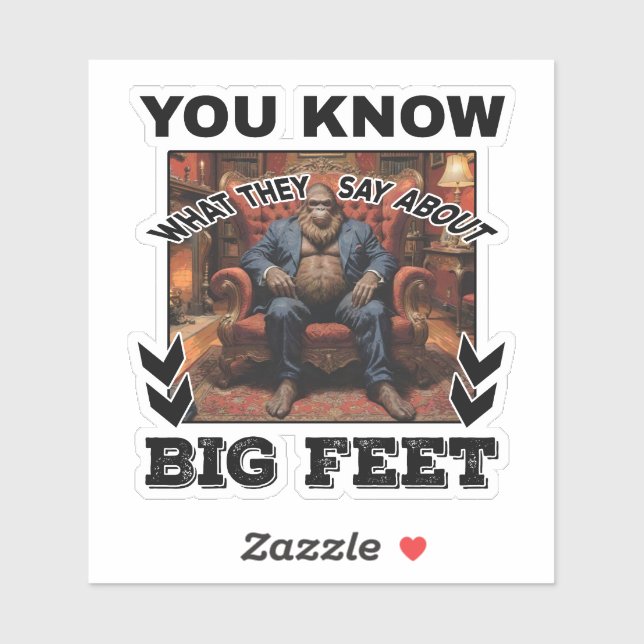 Bigfoot Feet Joke (Sheet)