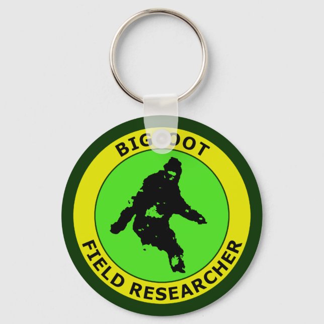 Bigfoot Field Researcher Key Ring (Front)