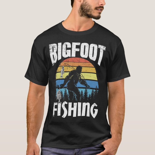 Bigfoot Fishing T-Shirt (Front)
