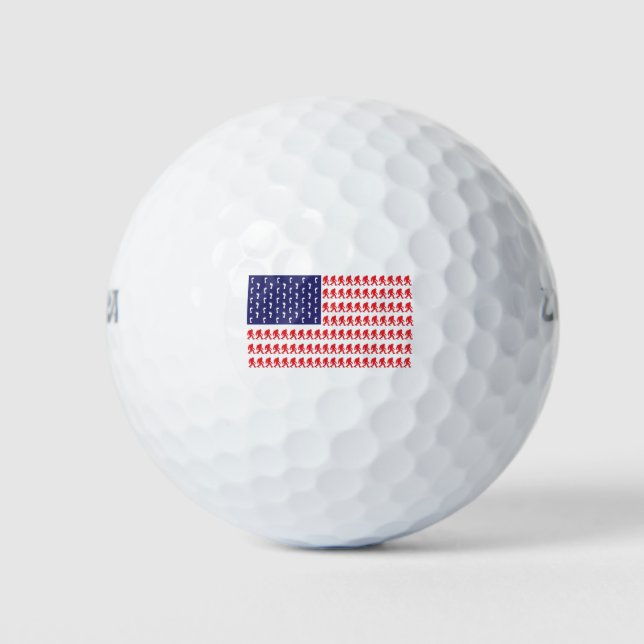 Bigfoot-Flag-- Golf Balls (Front)