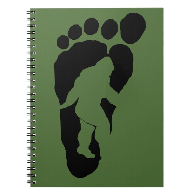 Bigfoot footprint notebook (Front)