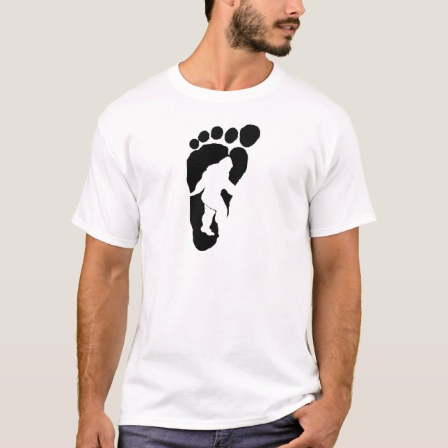 Bigfoot footprint T-Shirt (Front)