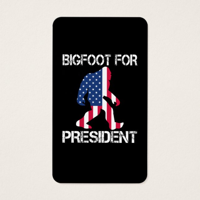 Bigfoot For President Funny Bigfoot (Front)