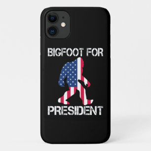 Bigfoot For President Funny Bigfoot Case-Mate iPhone Case