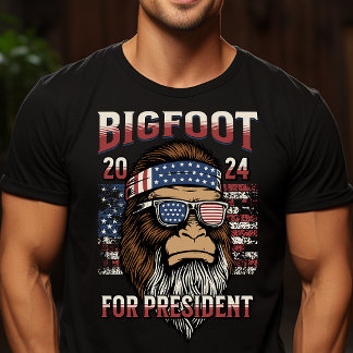 Bigfoot for President Funny T-Shirt