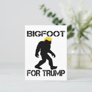 Bigfoot For Trump 2024 Elections Postcard