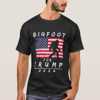 Bigfoot For Trump Vote Trump 2024 Funny Sasquatch 