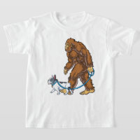 Bigfoot French Bulldog Dog Walk Funny Sasquatch