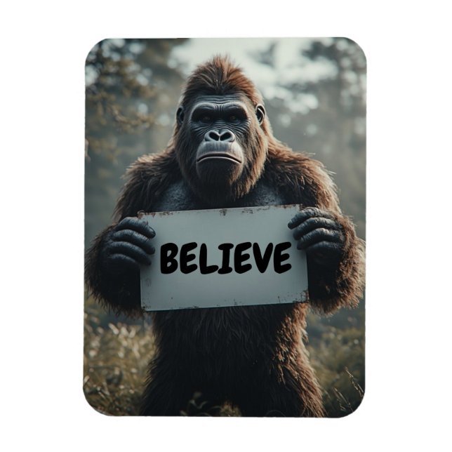  BIGFOOT FUNNY FLEXIBLE BIG MAGNET (Vertical)