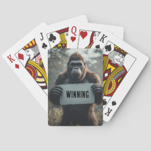 BIGFOOT FUNNY PLAYING CARDS