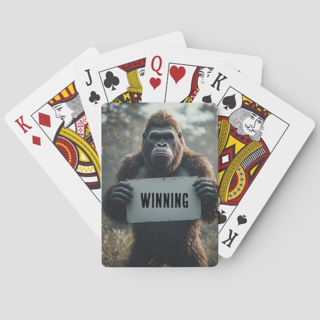 BIGFOOT FUNNY PLAYING CARDS (Back)