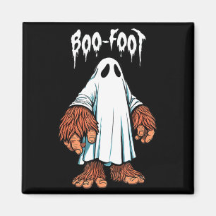 Bigfoot ghost costume halloween boo-foot sasquatch magnet