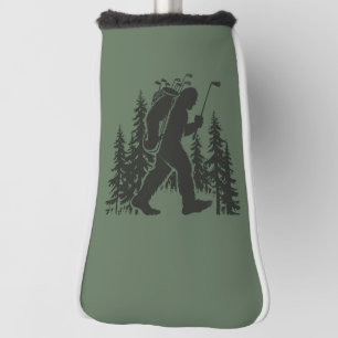 Bigfoot Golfer Tree Funny Sasquatch Golfing Golf Head Cover