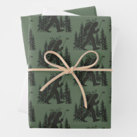 Bigfoot Golfer Tree Funny Sasquatch Golfing Golf