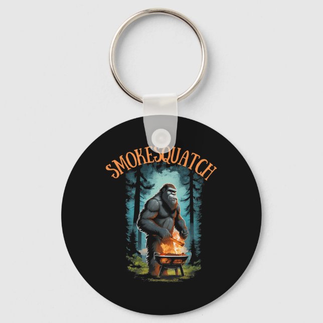 Bigfoot Grilling Sasquatch Pitmaster Grill Bbq Smo Key Ring (Front)