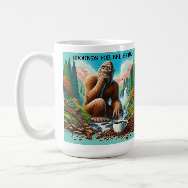 Bigfoot, Grounds for Believing Coffee Mug (Left)