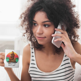 Bigfoot Hair Don't Care Sasquatch Funny 11oz Coffee Mug