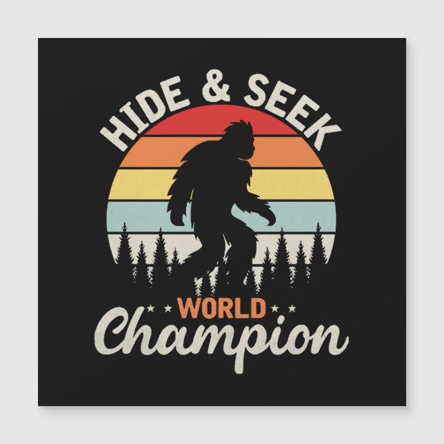 Bigfoot Hide And Seek World Champion (Front)