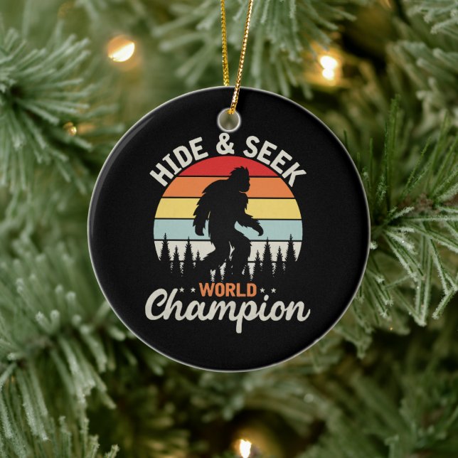 Bigfoot Hide And Seek World Champion Ceramic Tree Decoration (Tree)