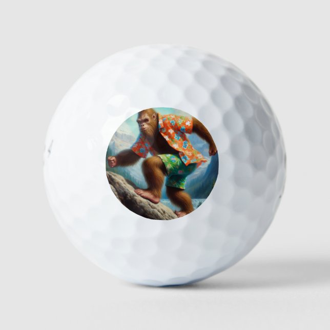 Bigfoot Hiking Golf Balls (Front)