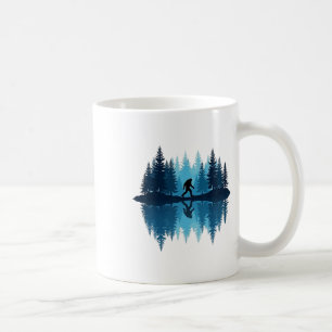 Bigfoot Hiking Nature Lover Forest Outdoor Men Wom Coffee Mug