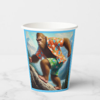 Bigfoot Hiking Paper Cups