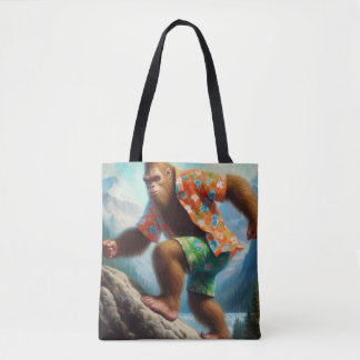 Bigfoot Hiking Tote Bag