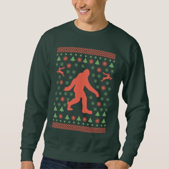 Bigfoot Holiday Sweater Tees (Front)