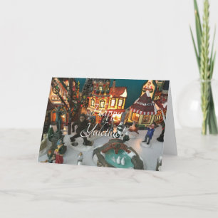 Bigfoot holiday Village Card