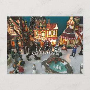 Bigfoot holiday Village Postcard