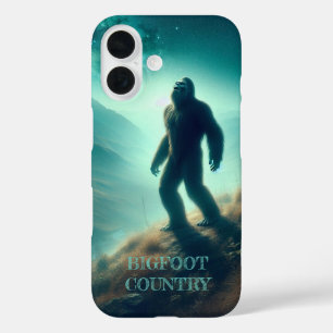 Bigfoot Howling at the Moon  iPhone 16 Case
