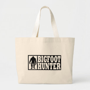 Bigfoot Hunter - Finding Bigfoot Large Tote Bag