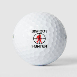 Bigfoot Hunter Funny Bigfoot Lover Golf Balls