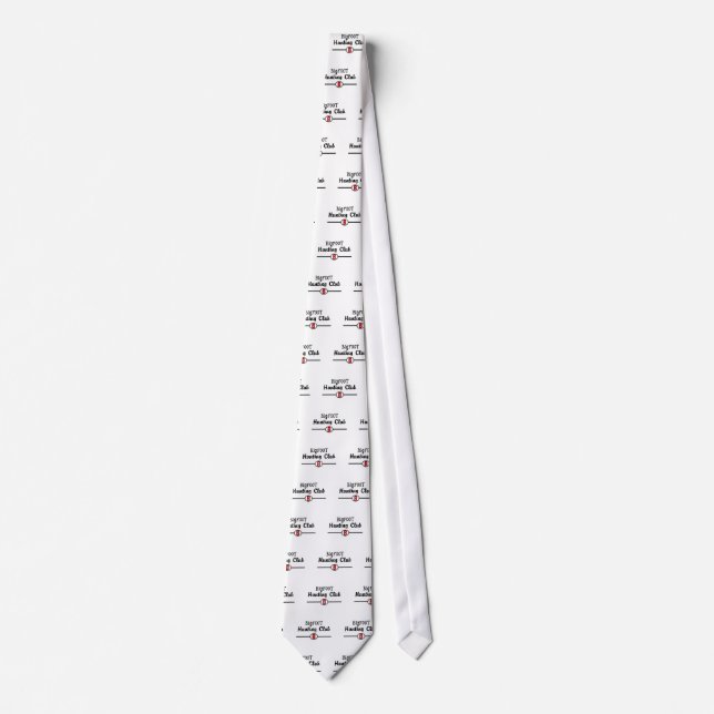 Bigfoot Hunting Club Tie (Front)