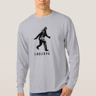 Bigfoot I Believe Customisable Text T-Shirt