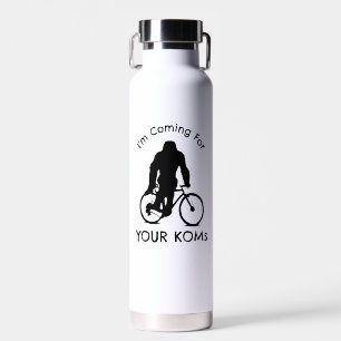 Bigfoot I'm Coming For Your KOMs Water Bottle
