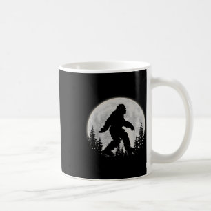 Bigfoot In The Forest Funny Sasquatch Bigfoot Moon Coffee Mug
