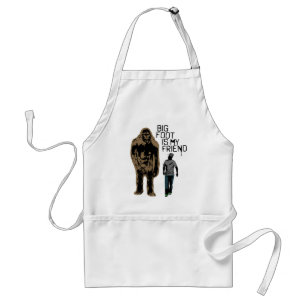 Bigfoot Is My Friend Standard Apron